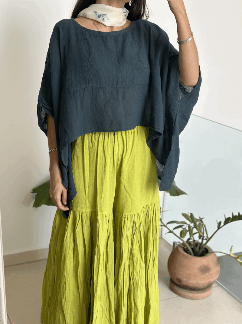 Blusa Arrecife Azul Marino